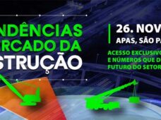 Tendências no Mercado da Construção apresentará informações inéditas do mercado de equipamentos em novembro