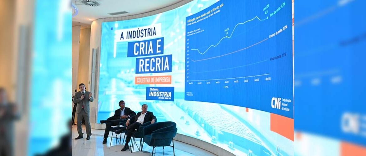 PIB deve crescer 1,8% em 2026, projeta CNI