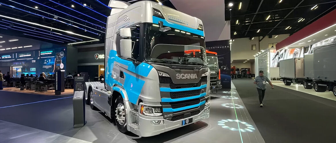 Atvos firma parceria com Scania para frota logística movida a biometano 
