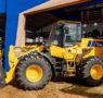 Komatsu fez o pré-lançamento da WA320-8M1 Sugarcane na Agrishow