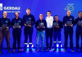 Gerdau celebra 40 anos da Usina Ouro Branco