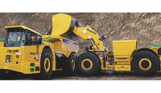Komatsu avança no mercado de mineração subterrânea