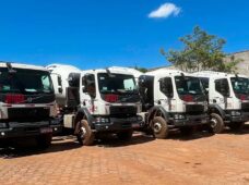 Concreteira Geomix amplia frota com os primeiros Volvo VMX Max 360cv betoneira com retarder do Brasil
