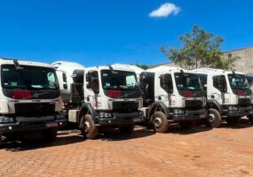 Concreteira Geomix amplia frota com os primeiros Volvo VMX Max 360cv betoneira com retarder do Brasil