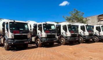 Concreteira Geomix amplia frota com os primeiros Volvo VMX Max 360cv betoneira com retarder do Brasil